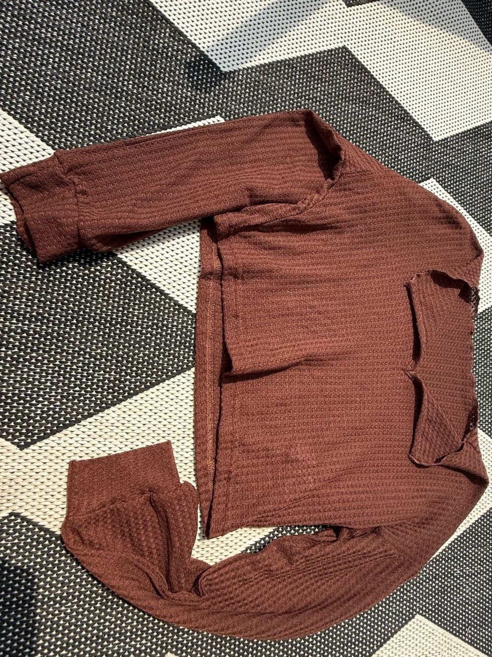 Women’s Cropped Brown Sweater
